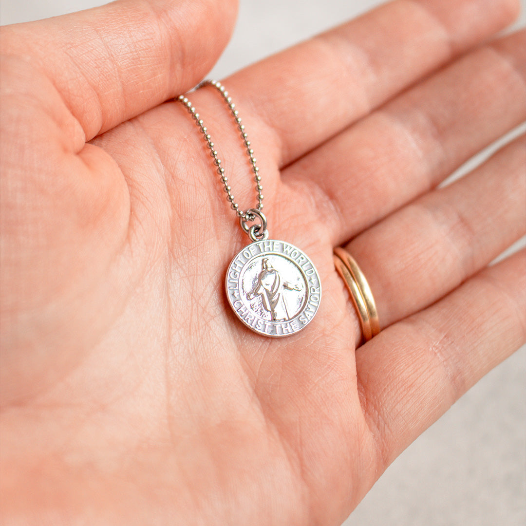 PD Pendant - Silver and White