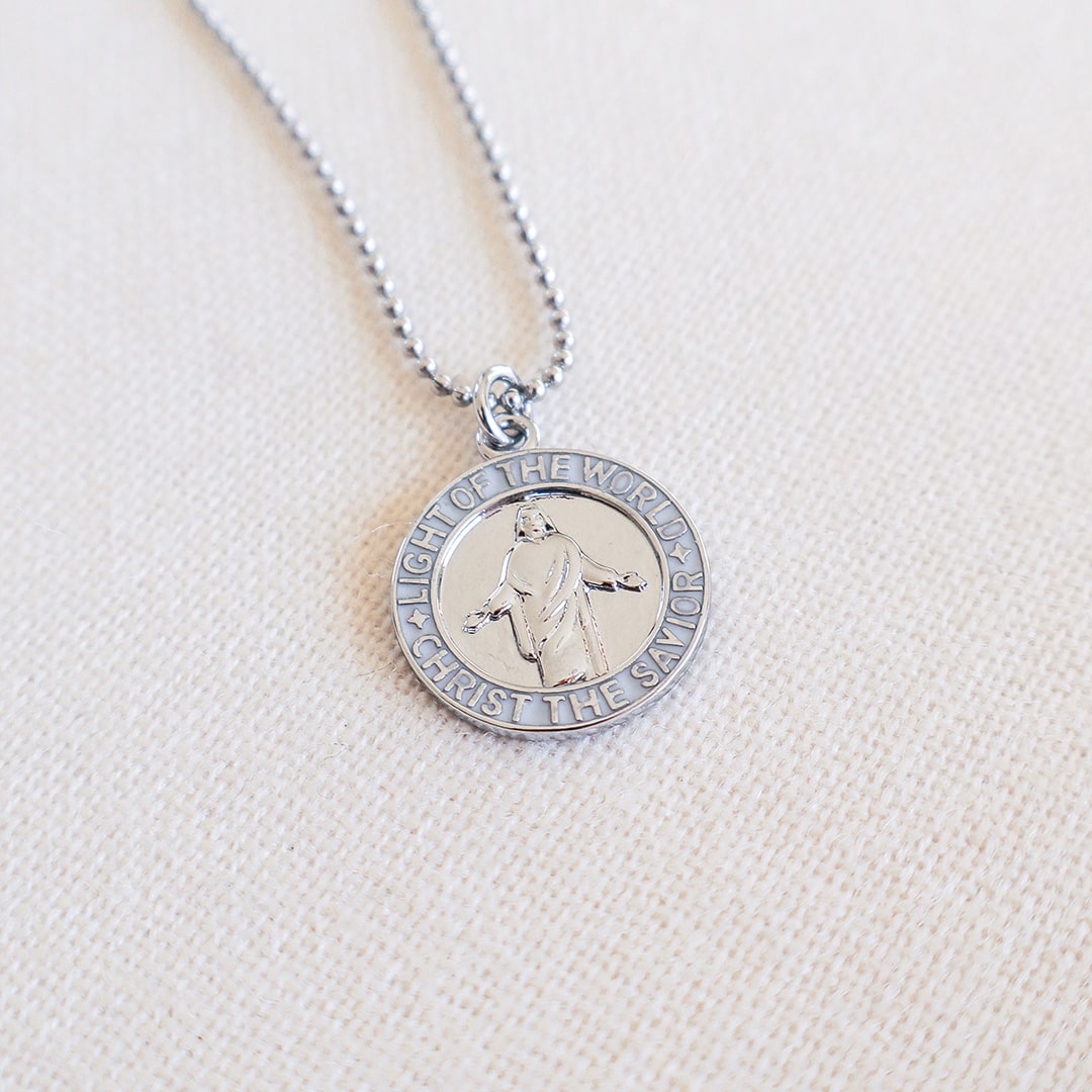 PD Pendant - Silver and White